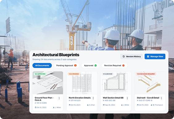 A clean organized permit dashboard