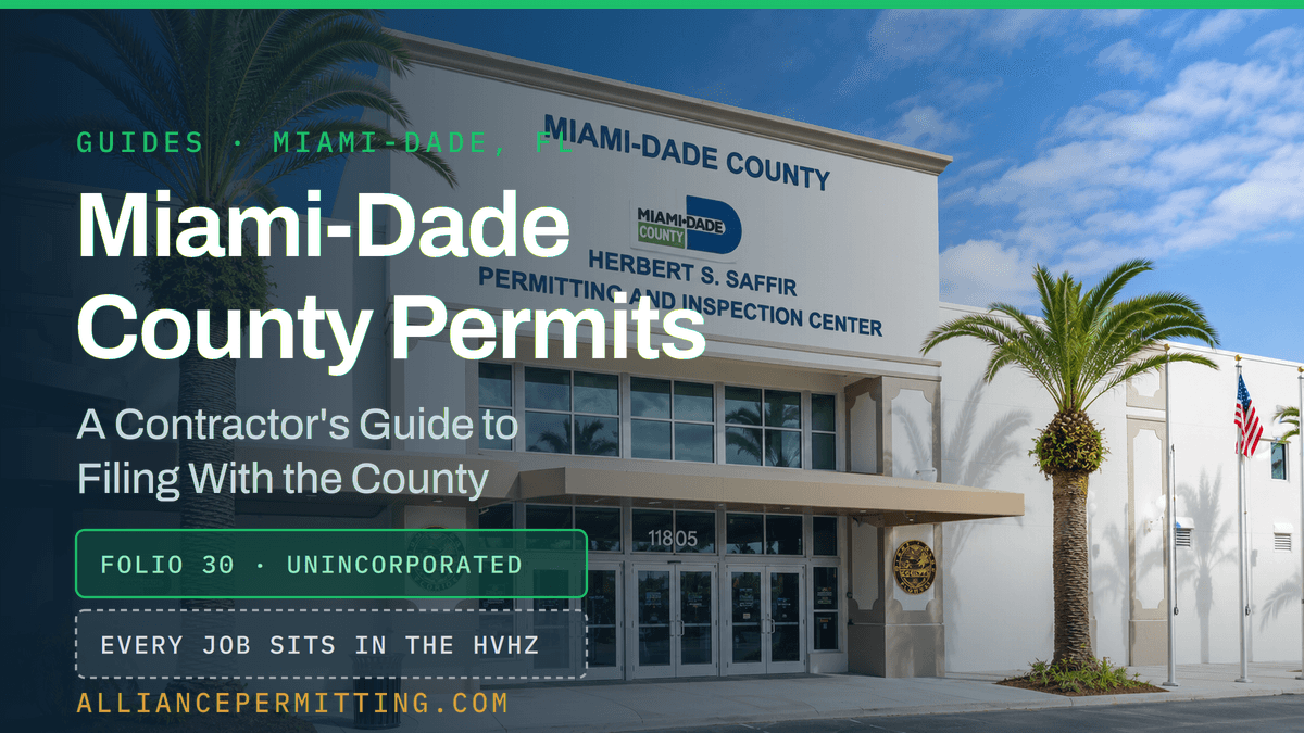 Miami-Dade County Building Permits: What Filing With the County Involves