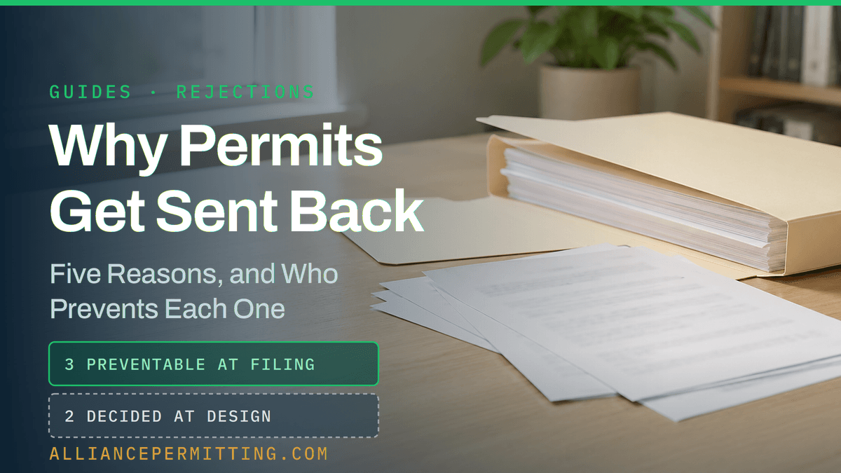 The 5 Most Common Permit Rejection Reasons, and Who Prevents Each One