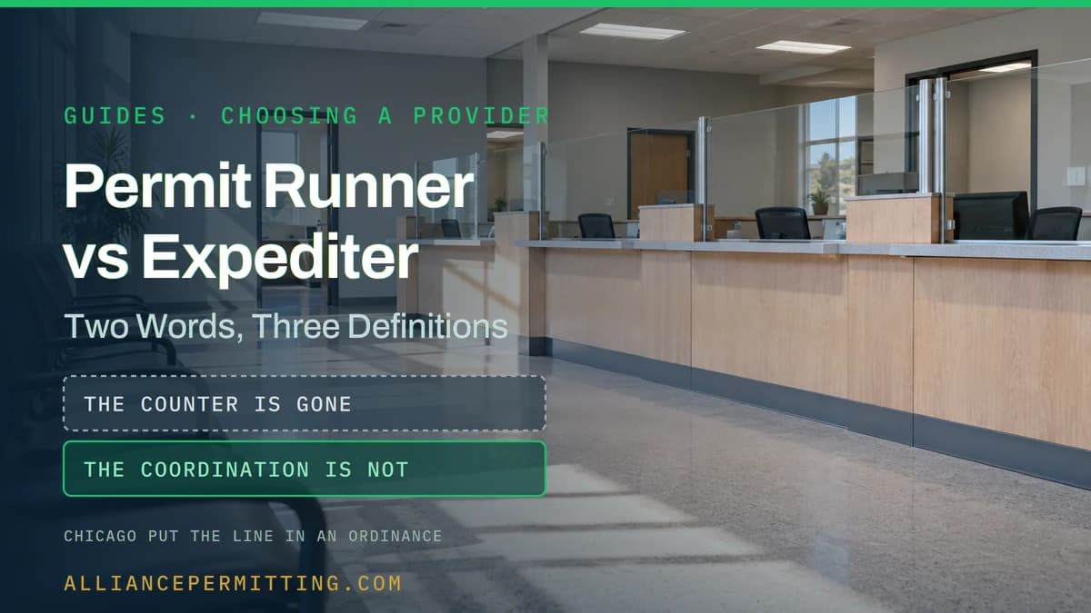 Permit Runner vs Permit Expediter: The Real Difference