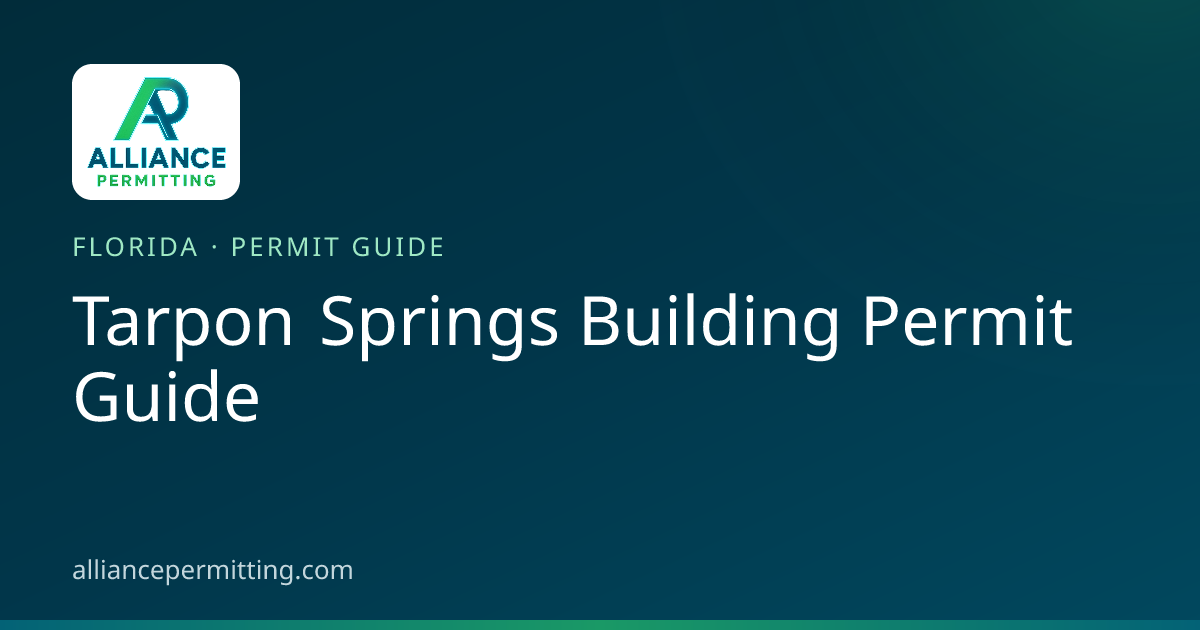 Tarpon Springs Building Permit Guide | Florida